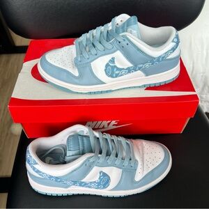 Nike dunk low Essential , Paisley pack worn blue